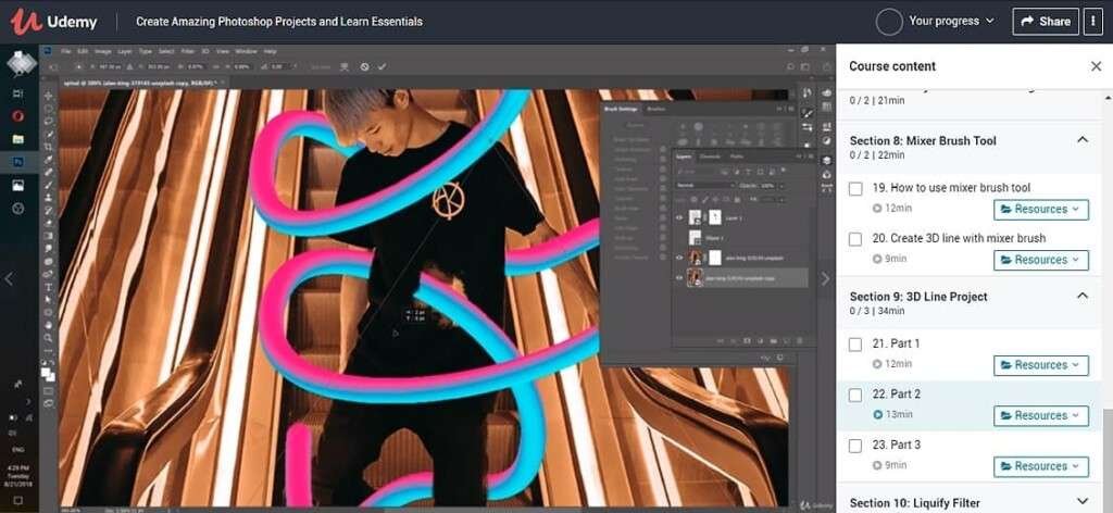 Create Amazing Photoshop Projects and Learn Essentials