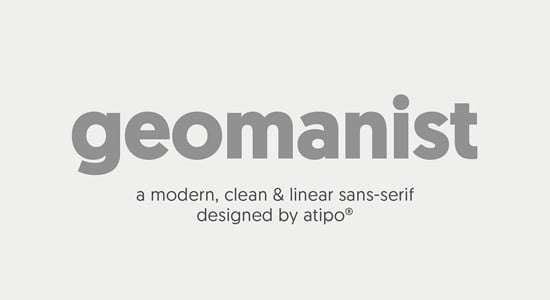 Geomanist – Free Font Download