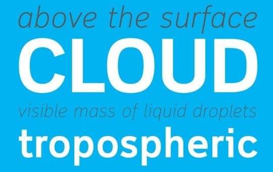 Cloud Free Font Download