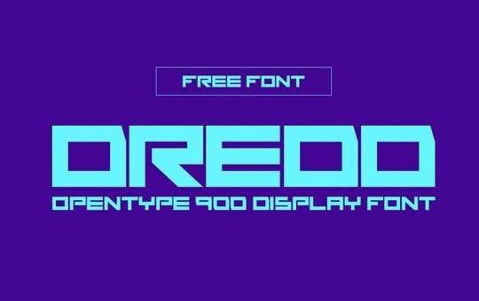 Dredd Free Font Download