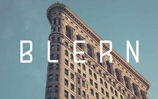 Blern Free Font Download