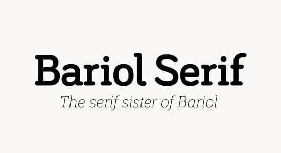 Bariol Serif – Free Font Download