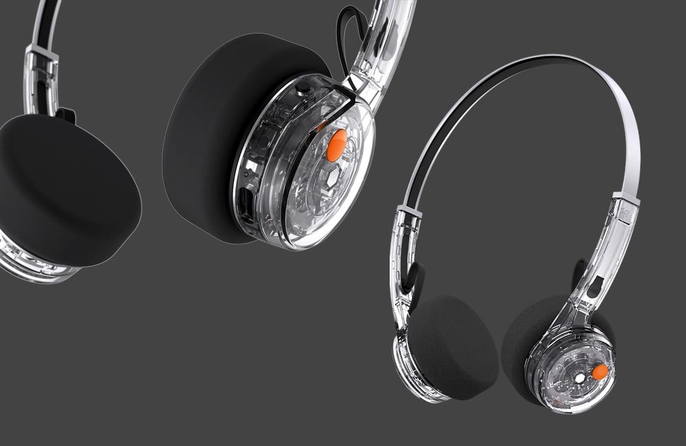 Mondo Freestyle Headphones Transparent