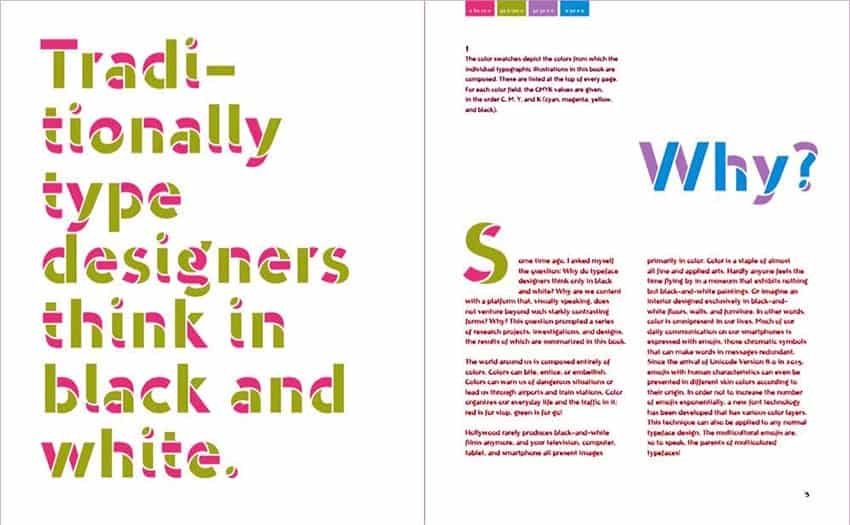 Type and Color: How to Design and Use Multicolored Typefaces