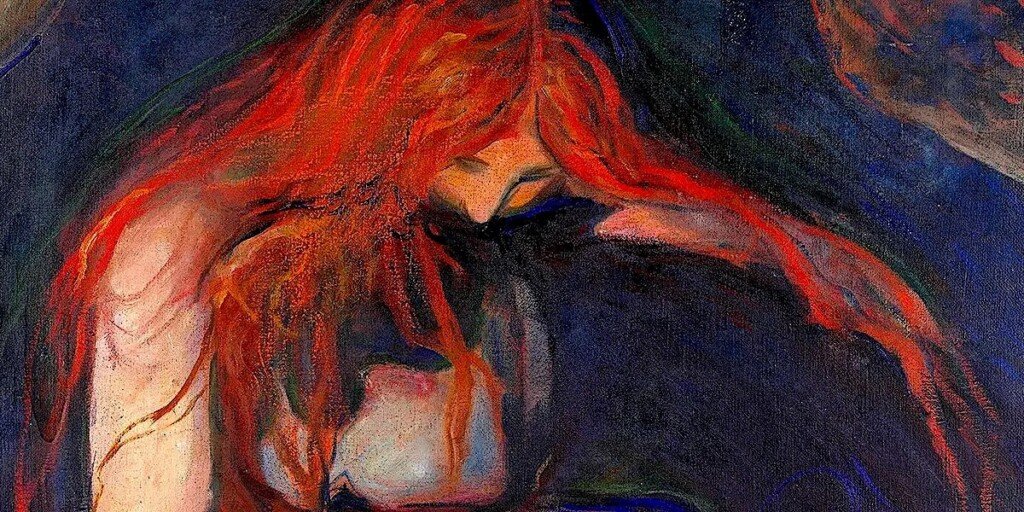 Love and Pain by Edvard Munch